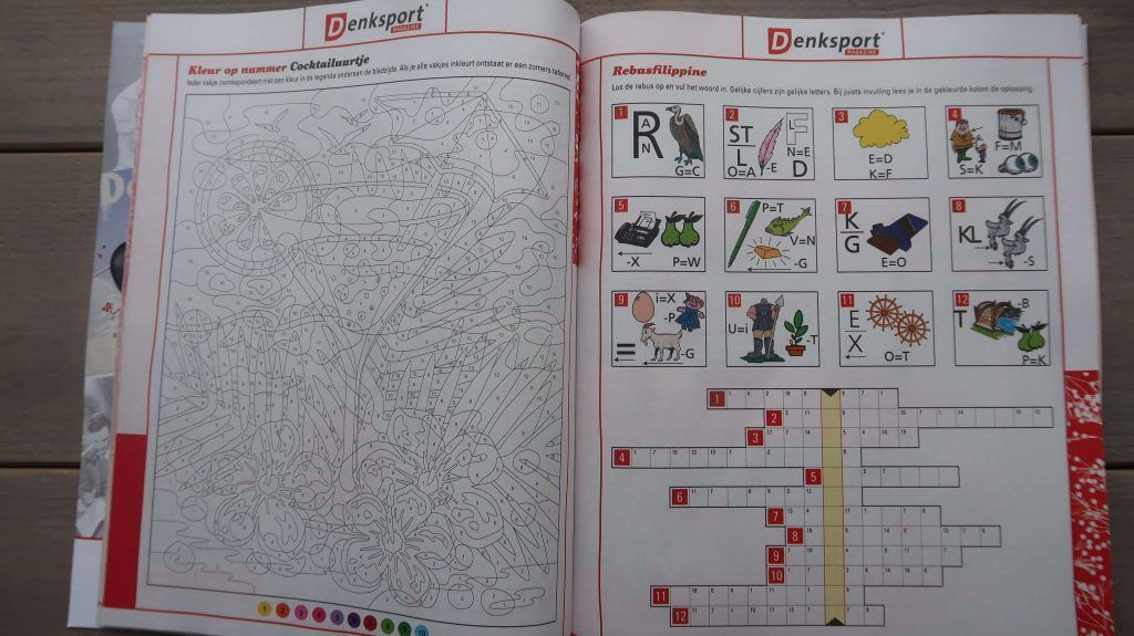 Denksport Magazine. Varied puzzle fun